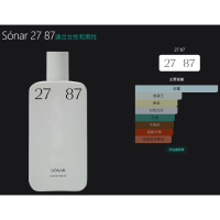 單瓶7折🎟️2件配5折=1840 |  27 87 Perfumes sónar 迴