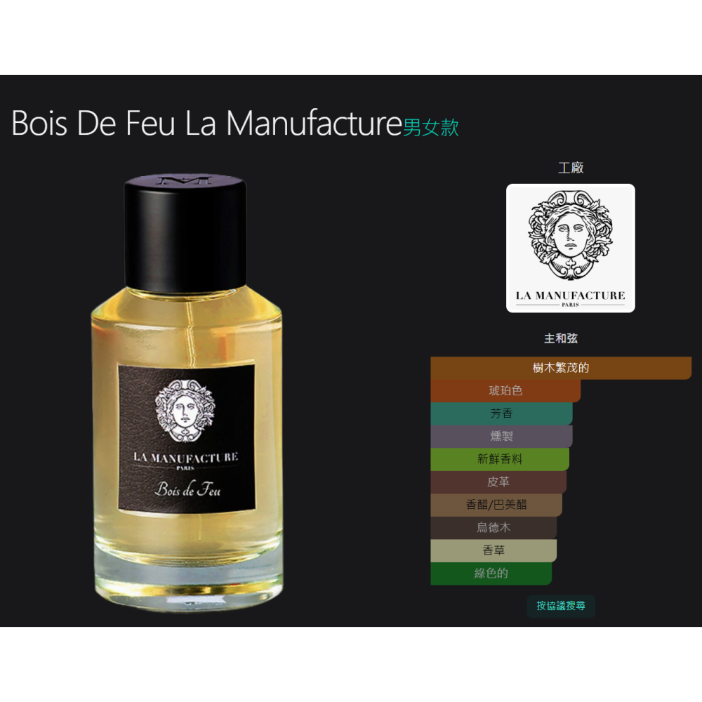 🛑正裝餘99%💥單件6折◇B=2682 | La Manufacture Bois De Feu 洛克里火燭-細節圖2