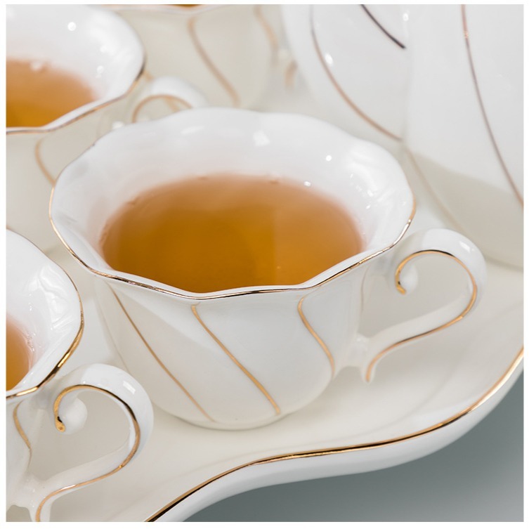 現貨⚡北歐風高雅茶具組👉含高腳托盤-細節圖3