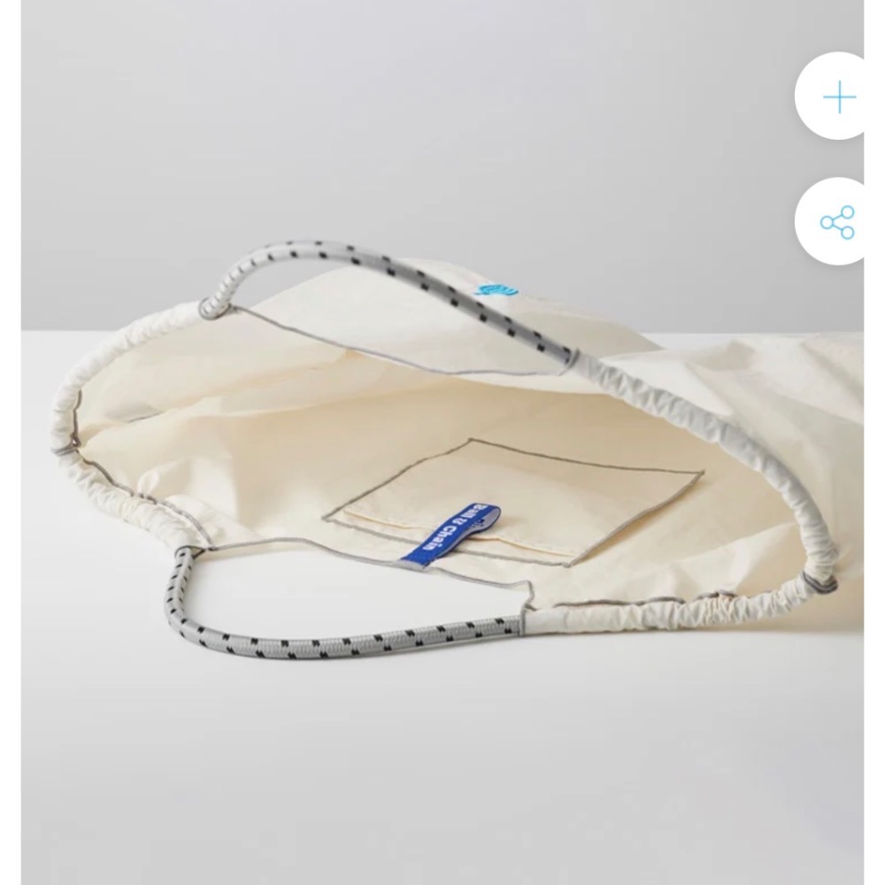 日本現貨 藍瓶咖啡 blue bottle X ball & chain 刺繡環保袋 - 咖啡葉、白色基本-細節圖7