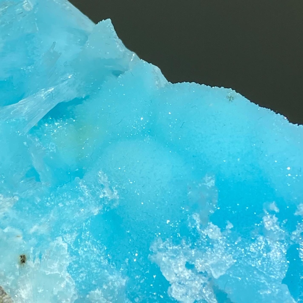 高品!!雲南星光炸毛藍紋原礦、礦標-居家、辦公室微景觀、擺件-細節圖5