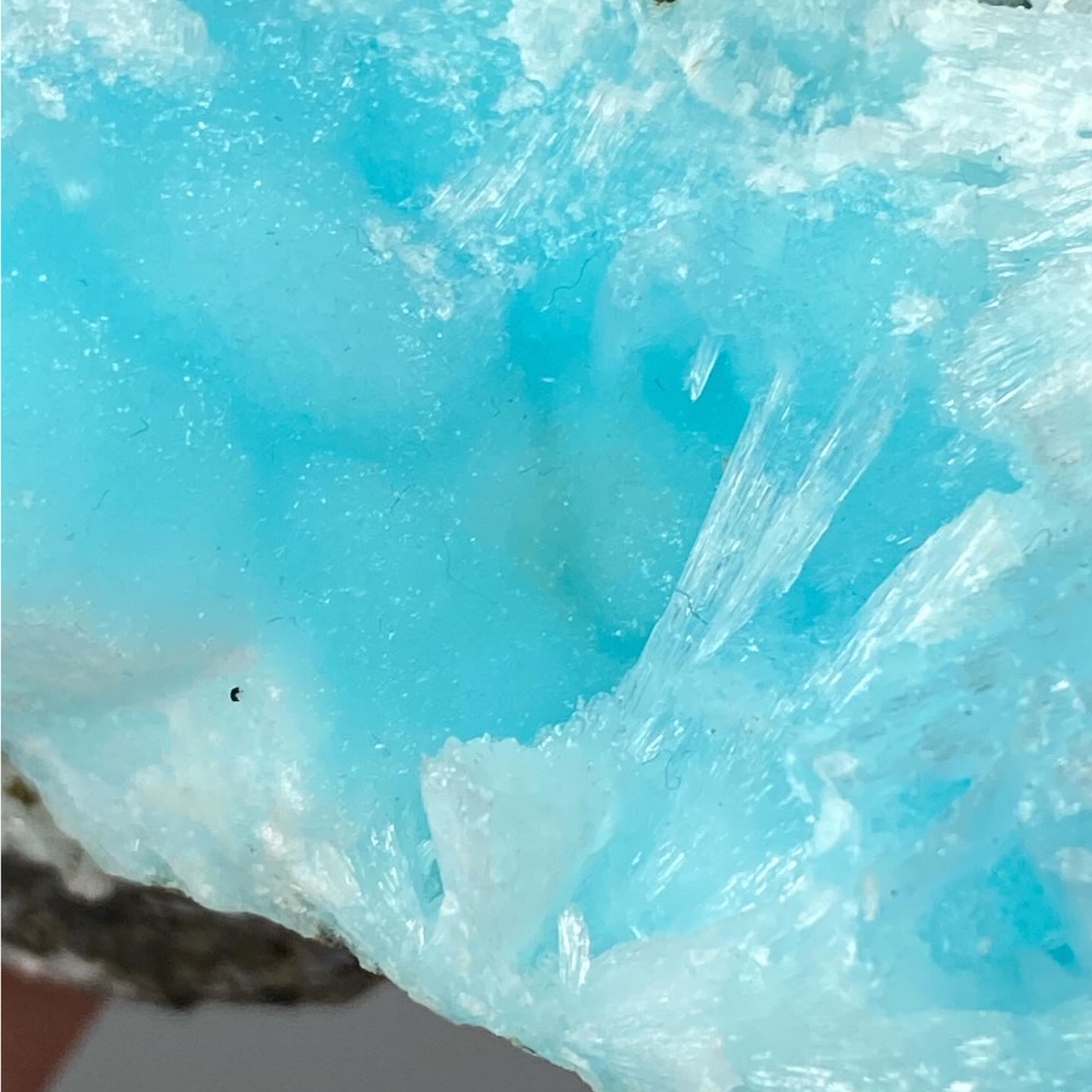 高品!!雲南星光炸毛藍紋原礦、礦標-居家、辦公室微景觀、擺件-細節圖6