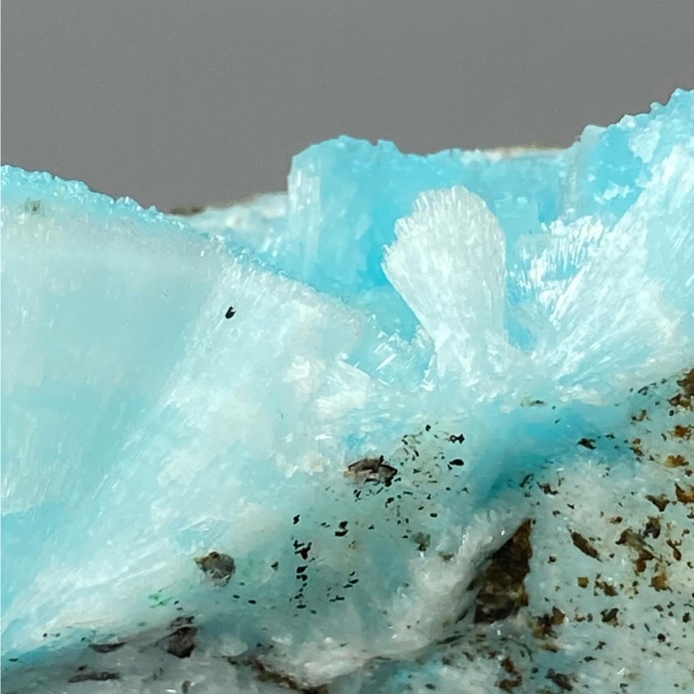 高品!!雲南星光炸毛藍紋原礦、礦標-居家、辦公室微景觀、擺件-細節圖7