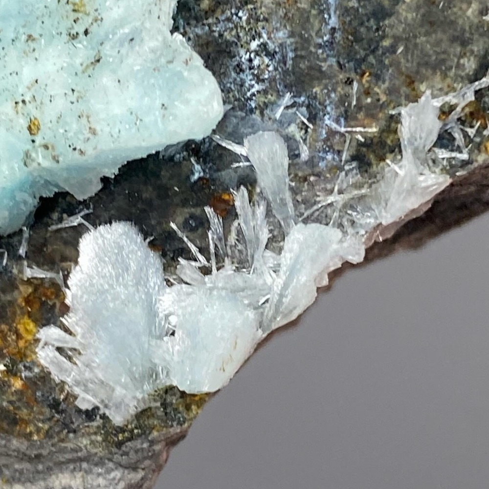 高品!!雲南星光炸毛藍紋原礦、礦標-居家、辦公室微景觀、擺件-細節圖8