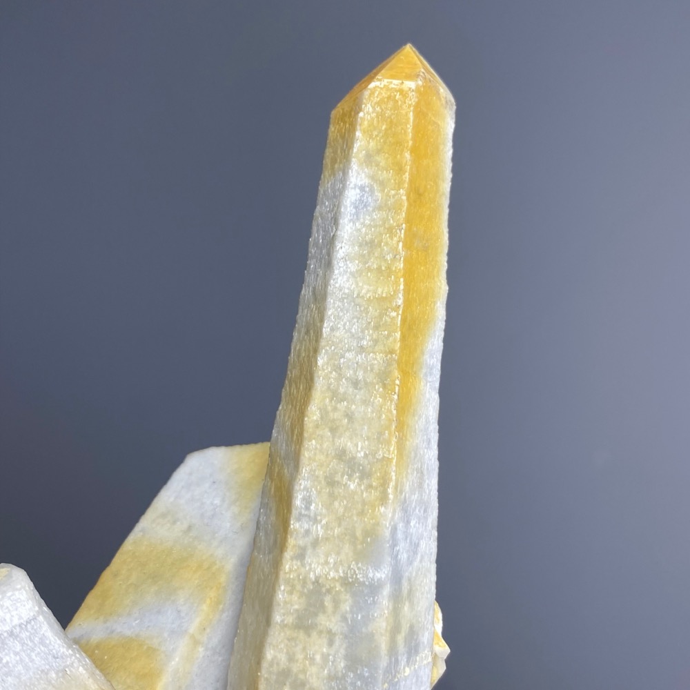 內蒙水晶二次結晶方解共生錆色磁黃鐵原礦、芒果晶簇-居家、辦公室微景觀、淨化擺件-細節圖6