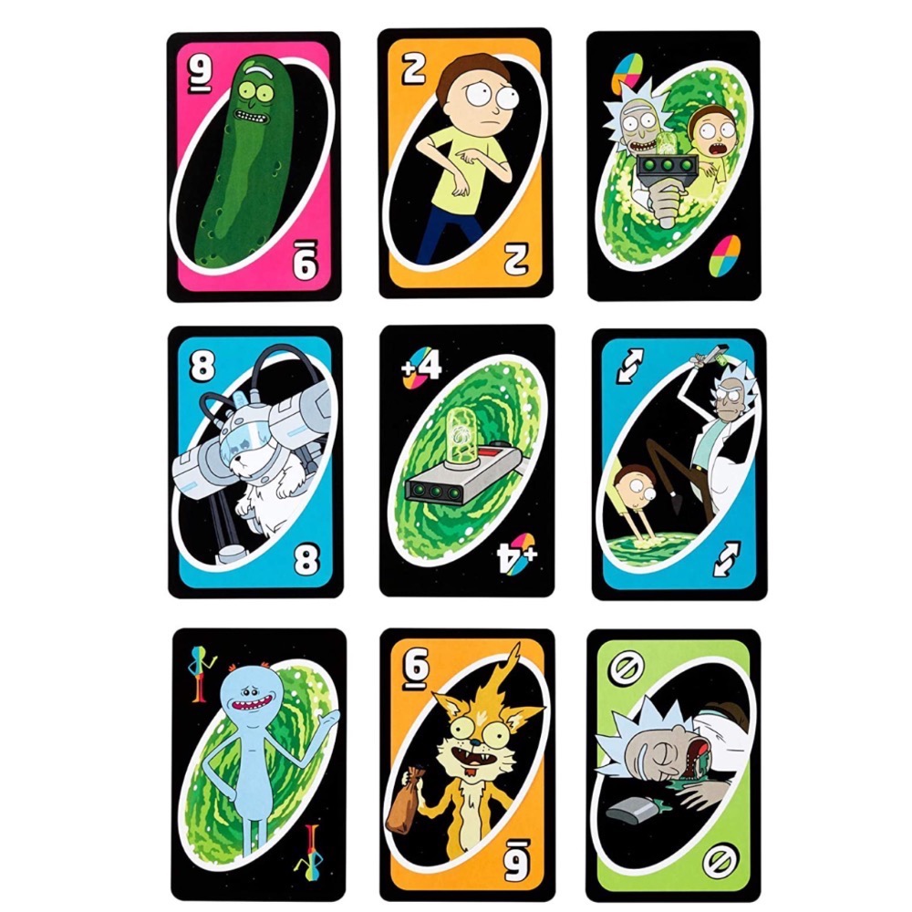 UNO 瑞克和莫蒂 Rick and Morty 特別版Uno 卡牌遊戲-細節圖3