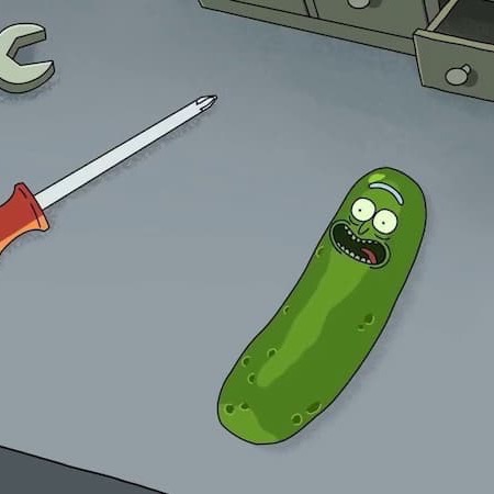 瑞克與莫蒂 說話的醃黃瓜瑞克 Rick and Morty Pickle Rick 官方授權迷你玩具-細節圖5