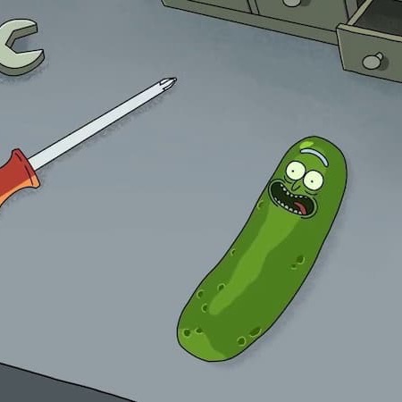 ｜現貨｜瑞克和莫蒂 Rick and Morty 說話的醃黃瓜瑞克 Pickle Rick 發聲玩具-細節圖5