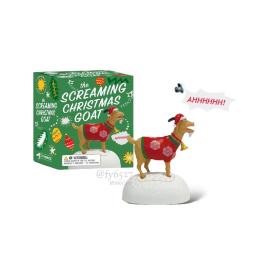預購 美國 聖誕尖叫山羊🎄🐐 The screaming christmas goat 桌上療癒小物