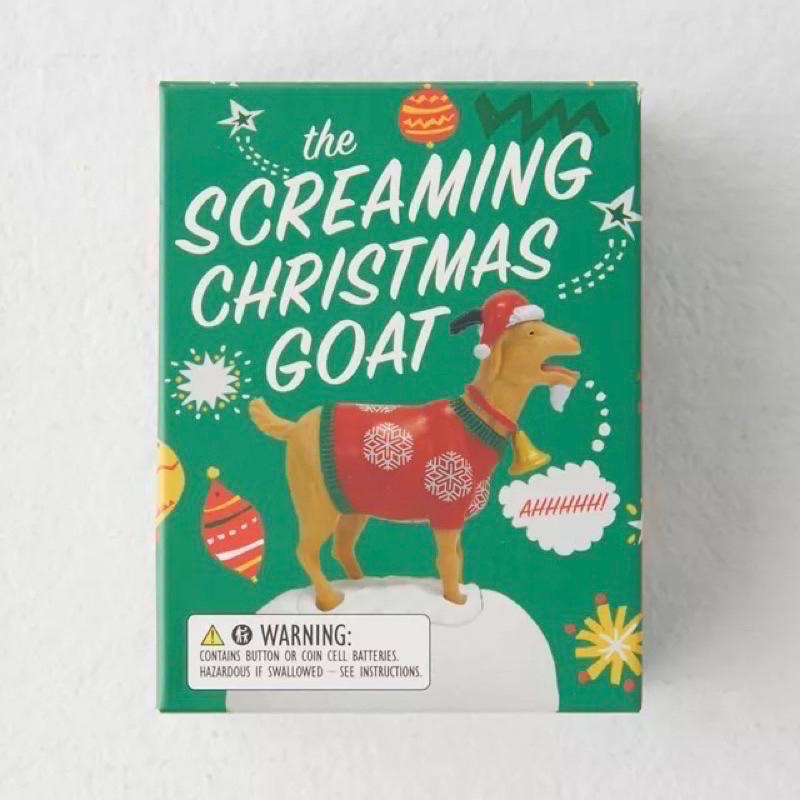 聖誕尖叫山羊🎄🐐 The screaming christmas goat 桌上療癒小物-細節圖5