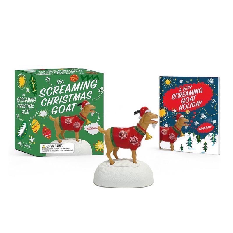 聖誕尖叫山羊🎄🐐 The screaming christmas goat 桌上療癒小物-細節圖6