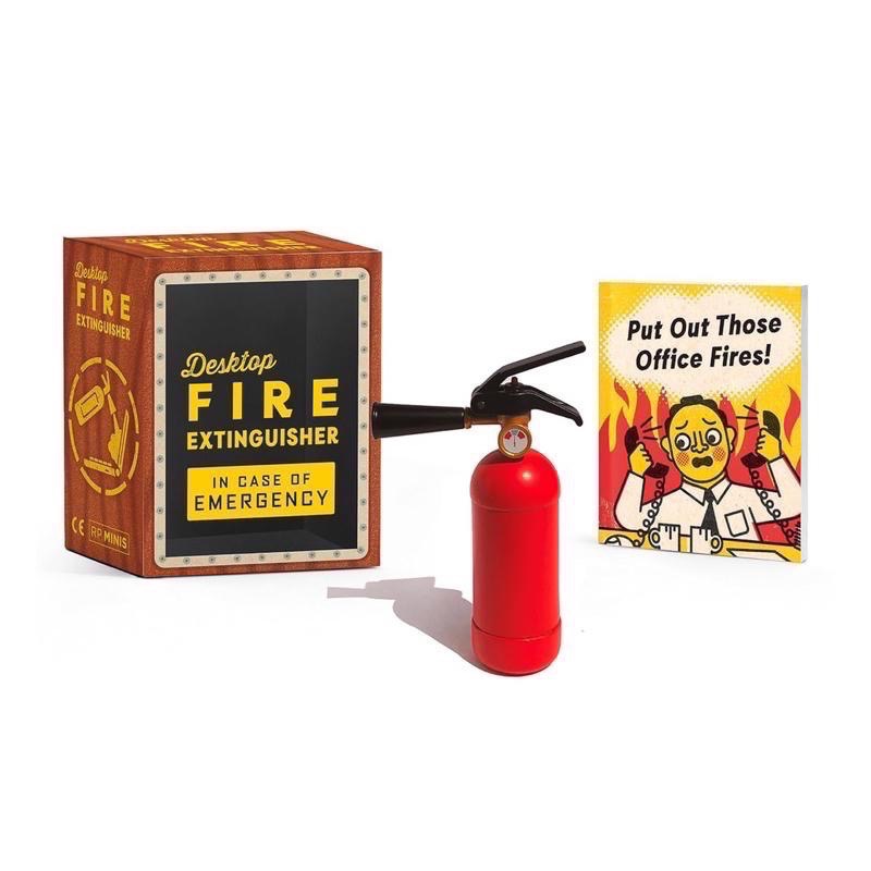 迷你滅火器 會有嘶—的聲音 Desktop fire extinguisher 迷你玩具 療癒小物-細節圖2
