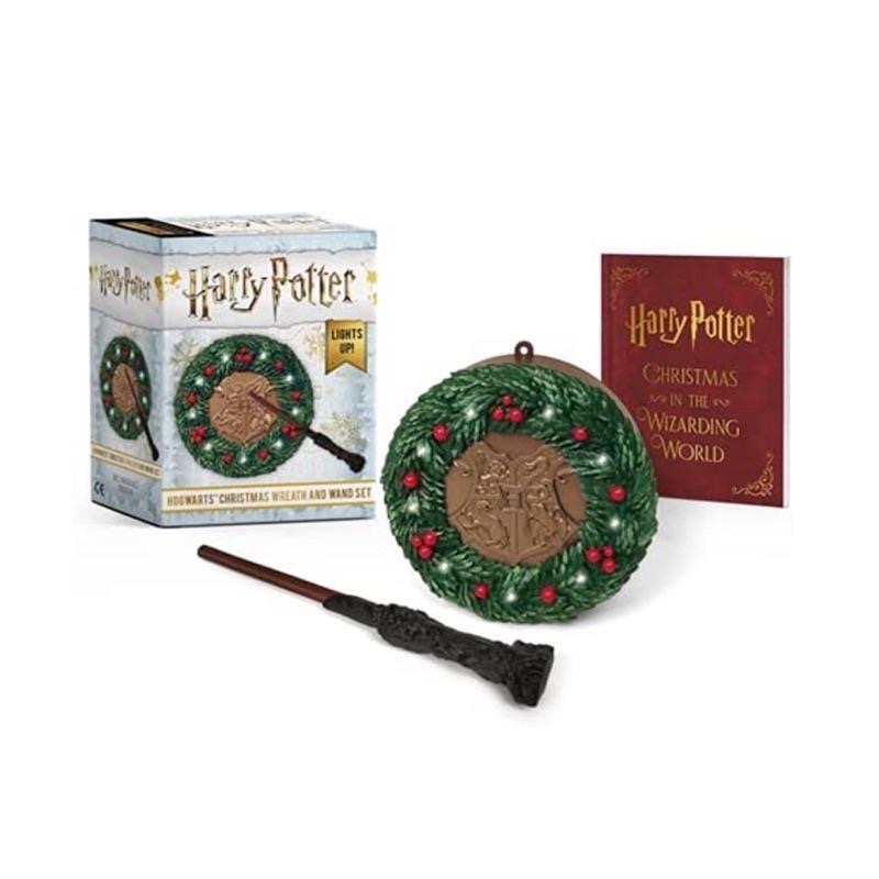 霍格華茲聖誕花圈 點一下會發光✨ 哈利波特 Hogwarts Christmas Wreath and Wand-細節圖2