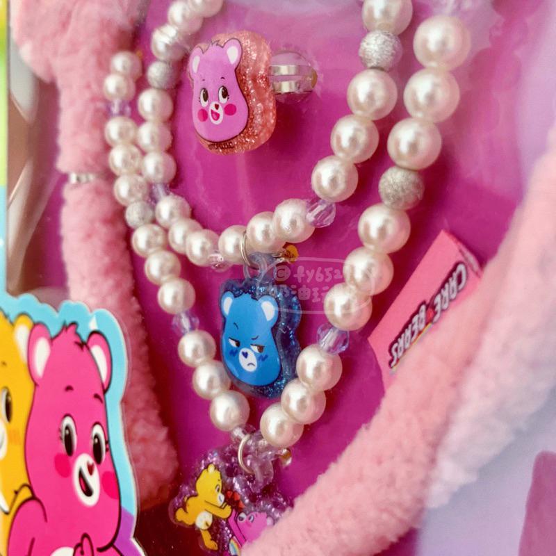 ✨現貨 美國 Care bears 彩虹熊 飾品組 毛毛髮箍 熊熊髮箍 愛心熊 玩具飾品組 美國代購-細節圖3