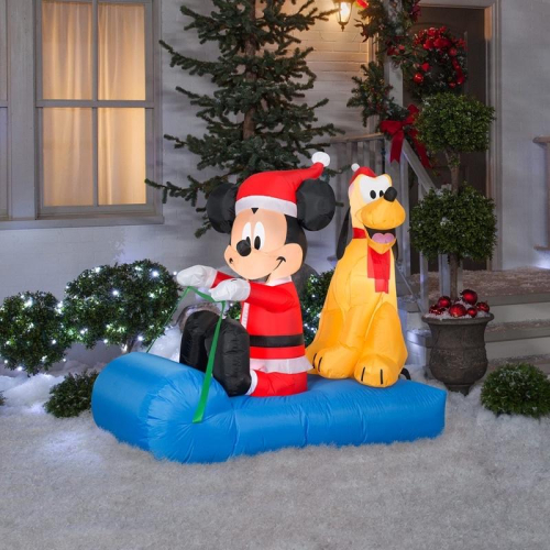 預購 迪士尼聖誕充氣裝飾 米奇米妮 玩具總動員 聖誕夜驚魂 Starwars
