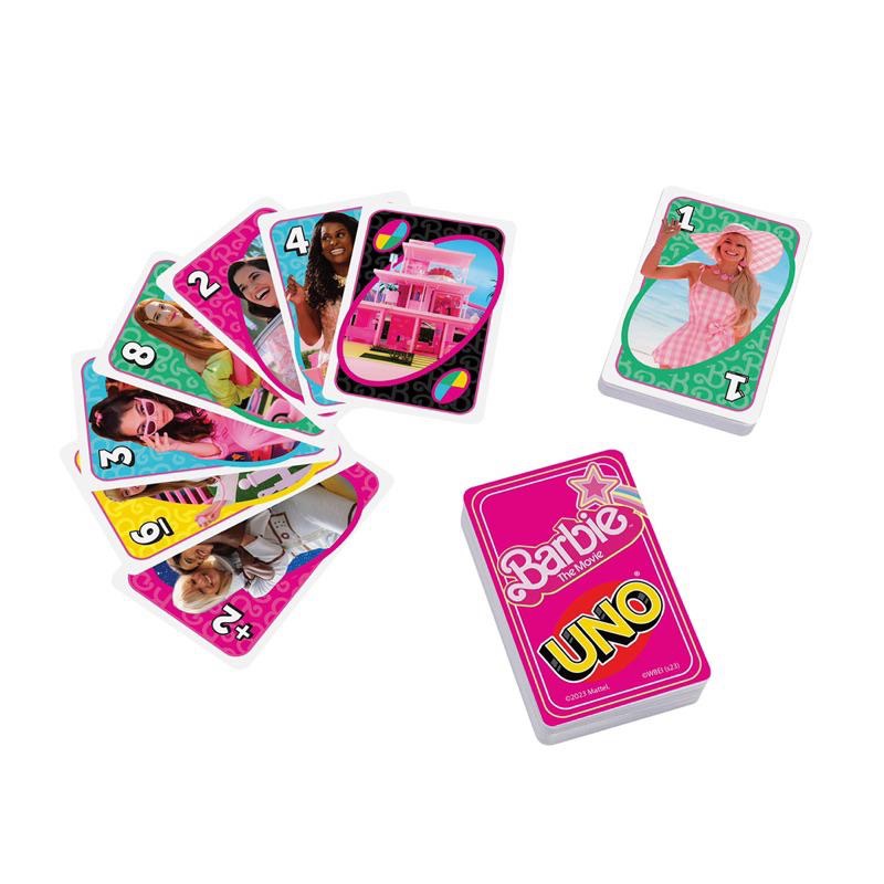 特別版UNO Barbie the movie 芭比電影周邊 卡牌遊戲 瑪格羅比-細節圖3