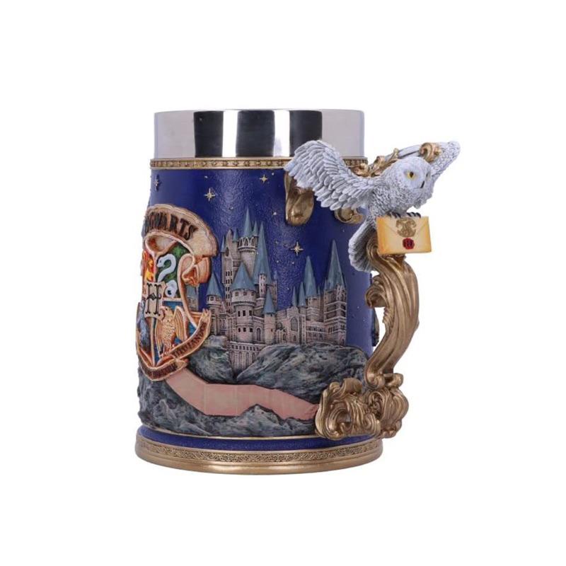 預購 美國 哈利波特 霍格華茲城堡 不鏽鋼啤酒杯 馬克杯 Harry Potter Hogwarts tankard-細節圖3