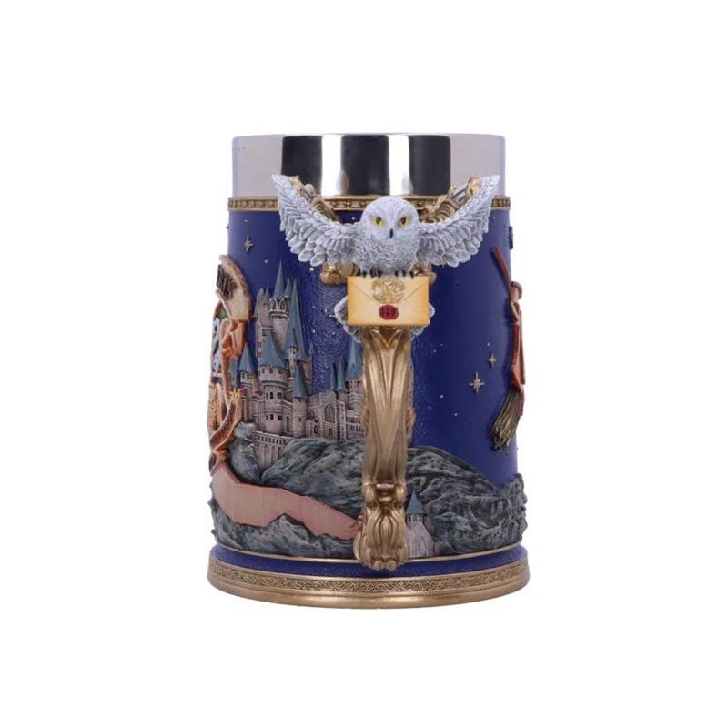 預購 美國 哈利波特 霍格華茲城堡 不鏽鋼啤酒杯 馬克杯 Harry Potter Hogwarts tankard-細節圖4