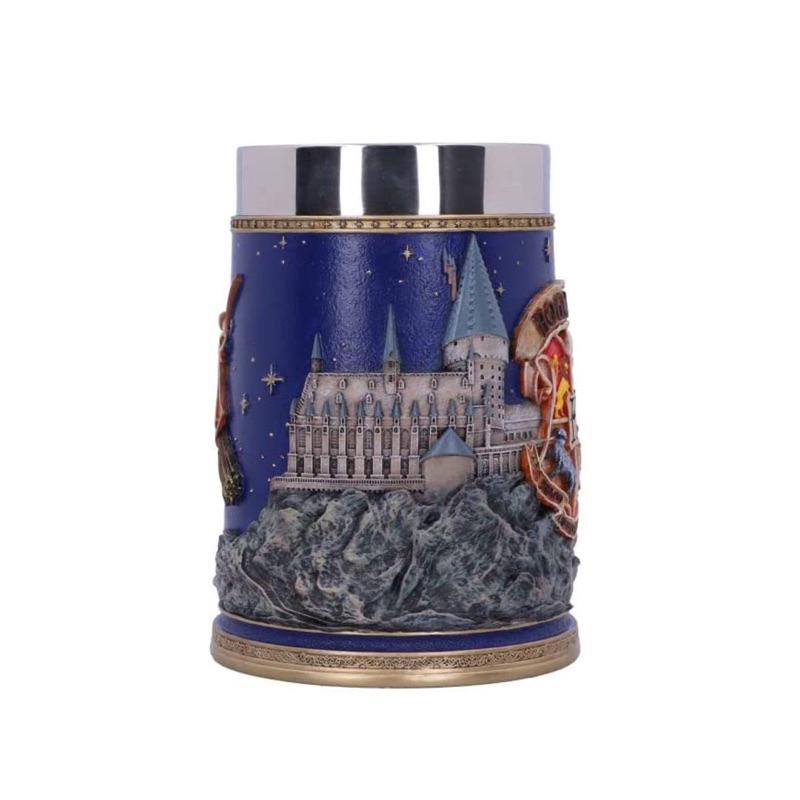 預購 美國 哈利波特 霍格華茲城堡 不鏽鋼啤酒杯 馬克杯 Harry Potter Hogwarts tankard-細節圖6