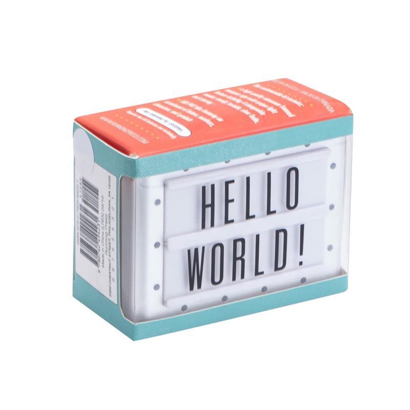 迷你排字燈箱 鋁製文字燈箱 迷你玩具 佈置小物-細節圖3