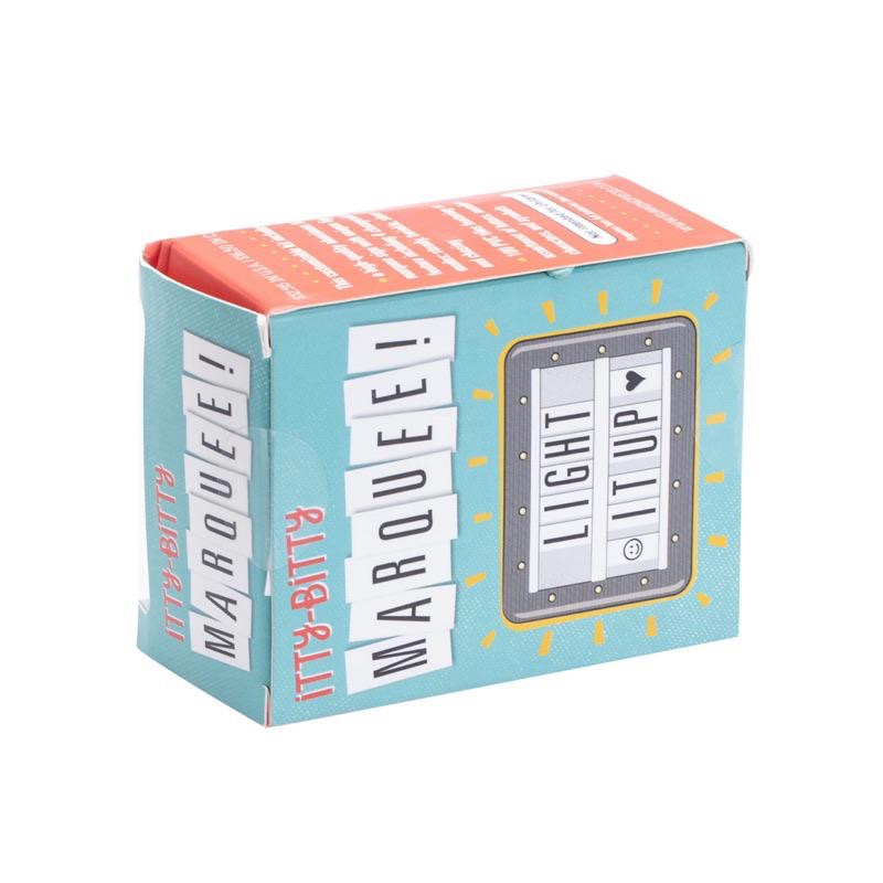 迷你排字燈箱 鋁製文字燈箱 迷你玩具 佈置小物-細節圖4