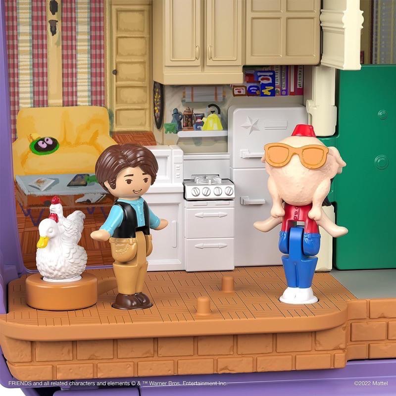 六人行 口袋波利 Polly pocket Friends 老友記 咖啡館玩具寶盒-細節圖4