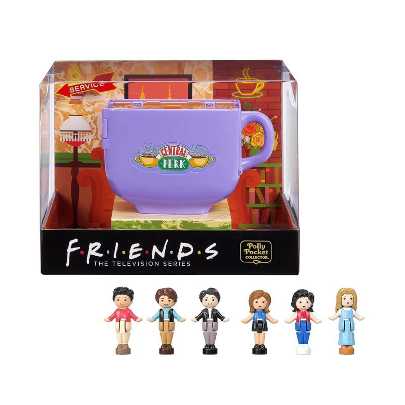 預購 美國 Polly pocket 六人行 Friends 咖啡館玩具寶盒 Central Park 老友記口袋波利-細節圖2