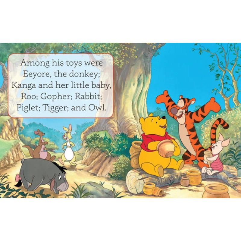 預購 美國 迪士尼 小熊維尼迷你書 全彩 Winnie the Pooh tiny book 維尼 小豬-細節圖3