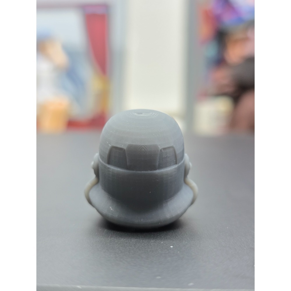 星際大戰 1/12 6吋 帝國風暴兵頭雕 灰模 Stormtrooper-細節圖3