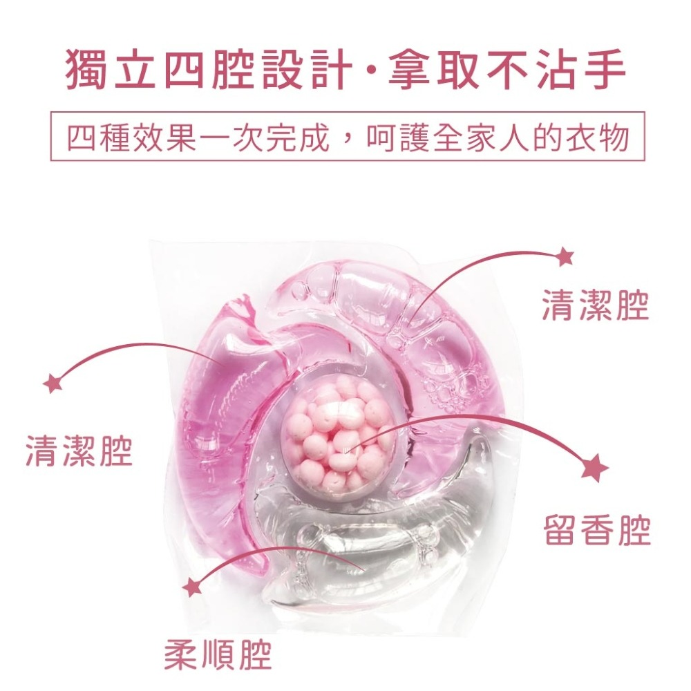 Finetech釩泰 洗衣球 4效合1 洗衣凝珠 香香豆 衣物芳香劑 超強濃縮 洗衣精 清新留香-細節圖5