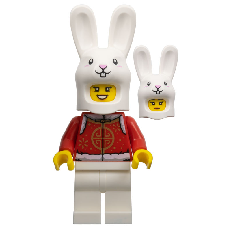 LEGO hol310 兔年 生肖人偶 兔子人 拆售人偶 含兔年燈籠 全新未組裝 80111 - 憋麵玩具小舖 - iOPEN Mall