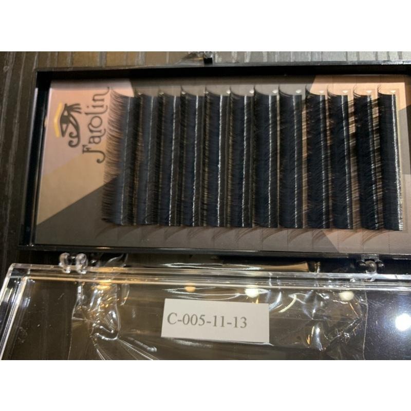 層次毛/花朵毛/005雨霧黑嫁接用睫毛/超吸膠睫毛/好開花/極細睫毛嫁接-細節圖2