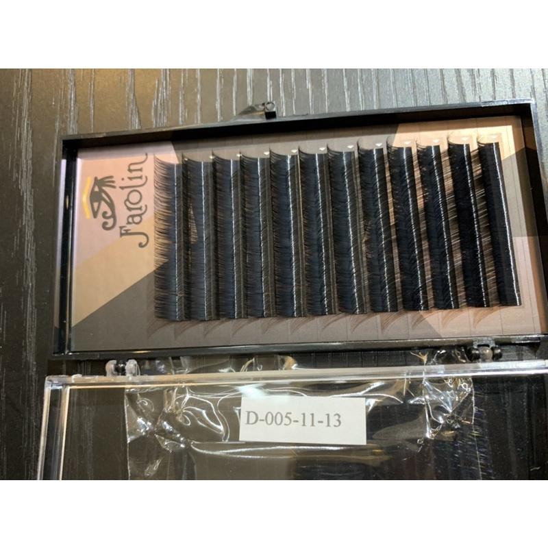 層次毛/花朵毛/005雨霧黑嫁接用睫毛/超吸膠睫毛/好開花/極細睫毛嫁接-細節圖4