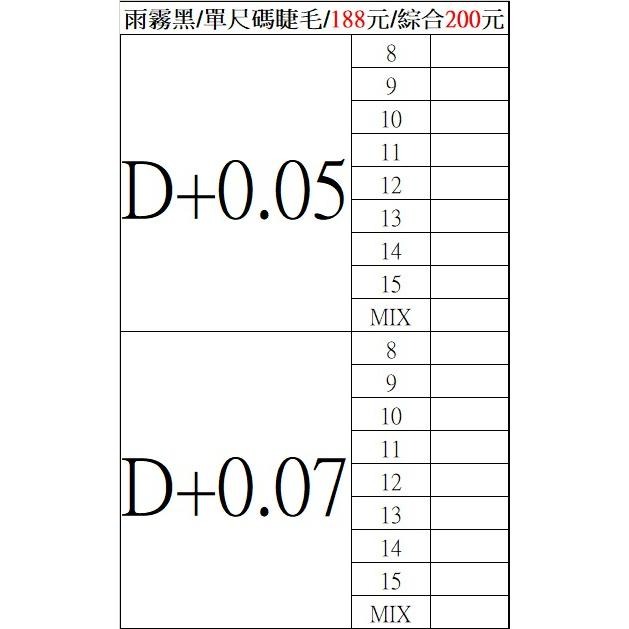 005/+雨霧黑/很吸膠的睫毛-超過六盒不能使用萊爾富經濟包/私訊我給尺寸-細節圖7