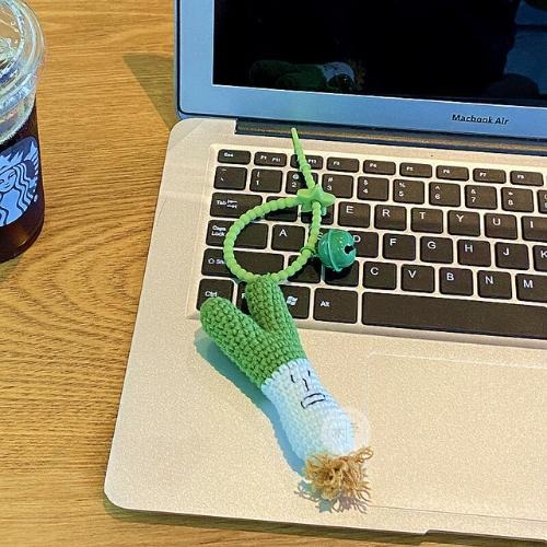 現貨｜手作編織吊飾｜大蔥吊飾掛件 包包吊飾 鑰匙圈 鑰匙扣 大蔥吊飾 大蔥掛件 大蔥鑰匙扣 木子購物屋-細節圖2