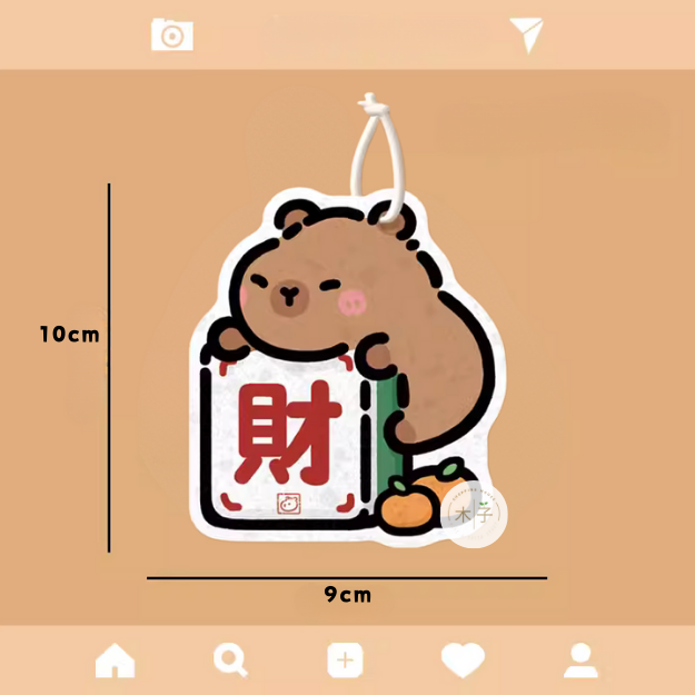 現貨｜木漿棉｜卡皮巴拉天然海綿 水豚君海綿 壓縮木漿棉 木漿洗碗棉 木漿棉海綿 洗碗海綿 去油海棉 木子購物屋-規格圖2