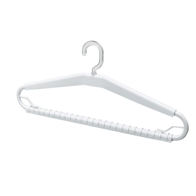 現貨｜360°伸縮衣架｜無痕曬衣架 浴巾曬衣架 掛衣架 曬被架 曬衣架 加長衣架 加長曬衣架 木子購物屋-細節圖2