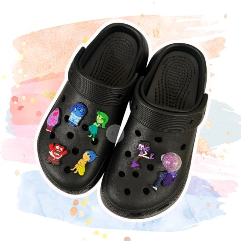 現貨｜DIY洞洞鞋鞋扣｜腦筋急轉彎 INSIDE OUT 洞洞鞋 懶人鞋 拖鞋 鞋扣 樂樂 憂憂 怒怒 厭厭 木子購物屋-細節圖7