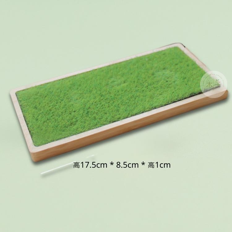 現貨｜仿草皮底座｜微景觀草皮 擺飾底座 公仔底座 草皮微景 人工草皮 擺飾草皮 擺件草皮 造景草皮 木子購物屋-細節圖2