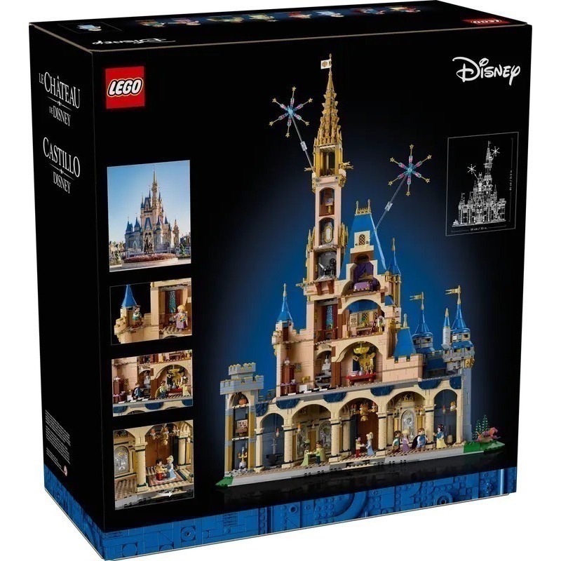 【椅比呀呀|高雄屏東】LEGO 樂高 43222 迪士尼城堡 Disney Castle 新版-細節圖4