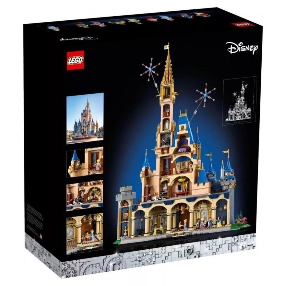 【椅比呀呀|高雄屏東】LEGO 樂高 43222 迪士尼城堡 Disney Castle 迪士尼100周年新版-細節圖4