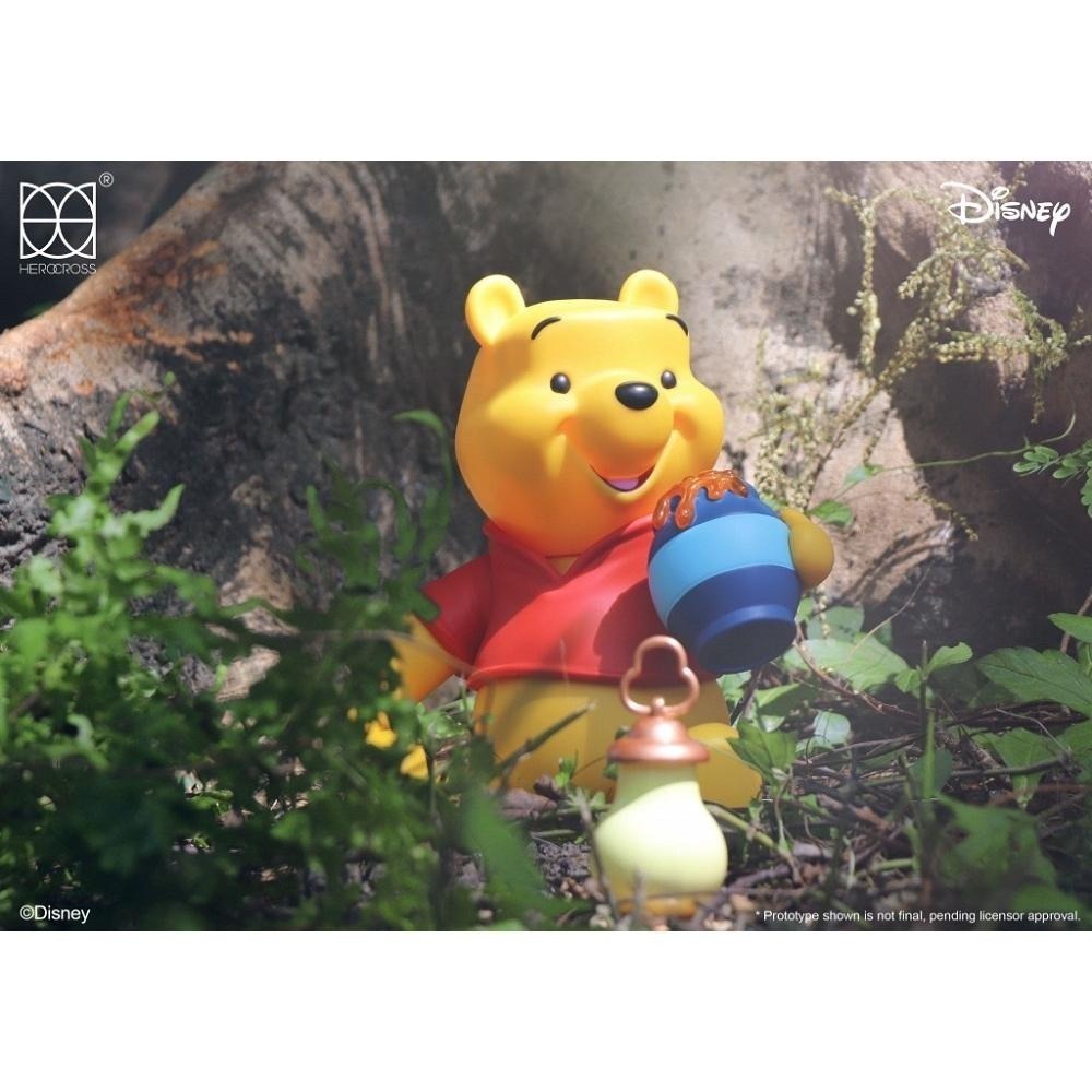 【椅比呀呀|高雄屏東】HEROCROSS HVS#026 小熊維尼與燈 12吋 Winnie the Pooh-細節圖3