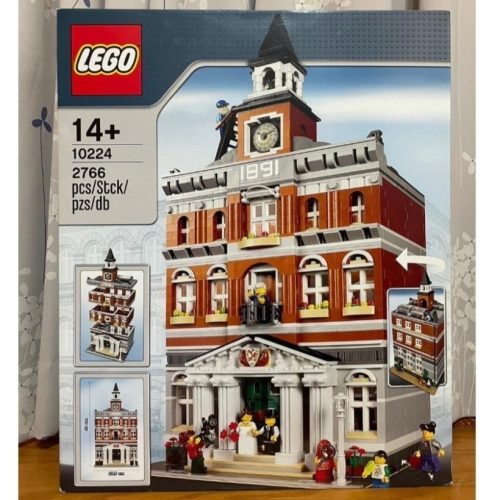 【椅比呀呀|高雄屏東】LEGO 樂高 10224 街景系列 市政廳 Town Hall 絕版