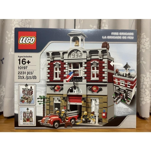 【椅比呀呀|高雄屏東】LEGO 樂高 10197 消防局 Fire Brigade 街景系列 絕版