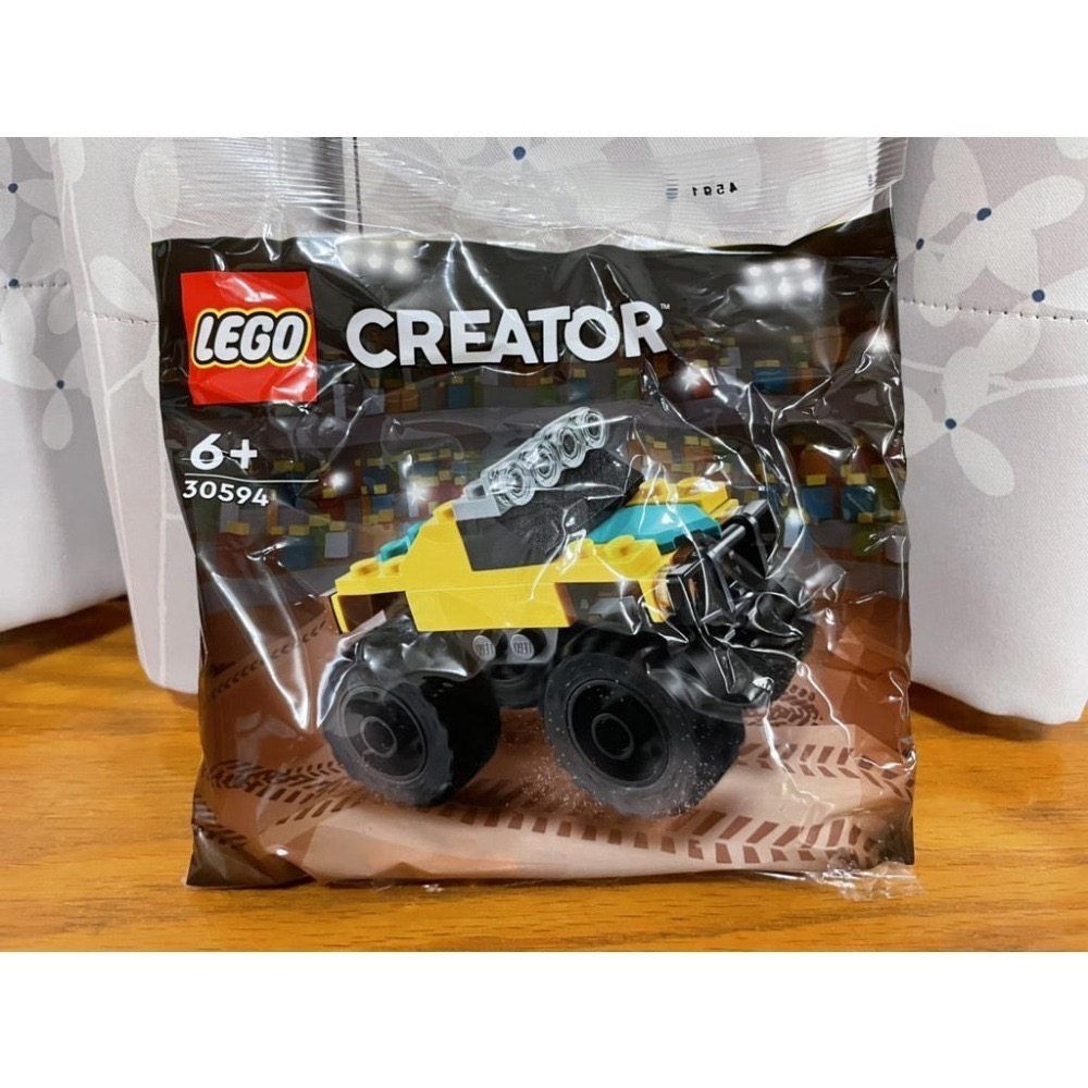 【椅比呀呀|高雄屏東】LEGO 樂高 30594 搖滾怪獸卡車 Rock Monster Truck 袋裝-細節圖2