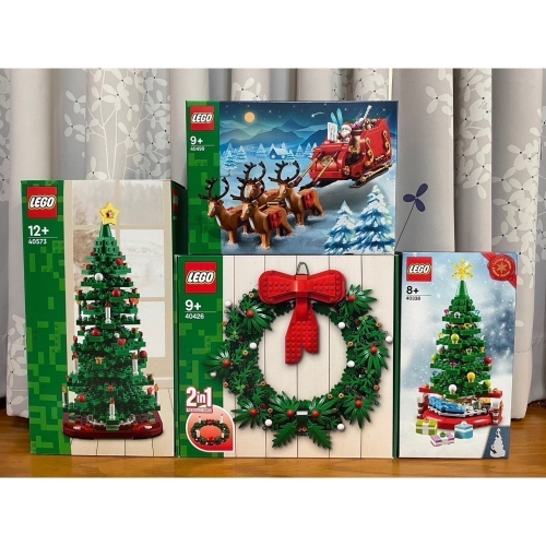 【椅比呀呀|高雄屏東】LEGO 樂高 40338 40573 聖誕樹 40426 聖誕花圈 40499 耶誕老人的雪橇