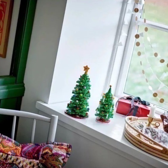 【椅比呀呀】LEGO 樂高 40573 聖誕樹 40426 10340 花圈 10370 聖誕紅 40743 耶誕桌飾-細節圖4