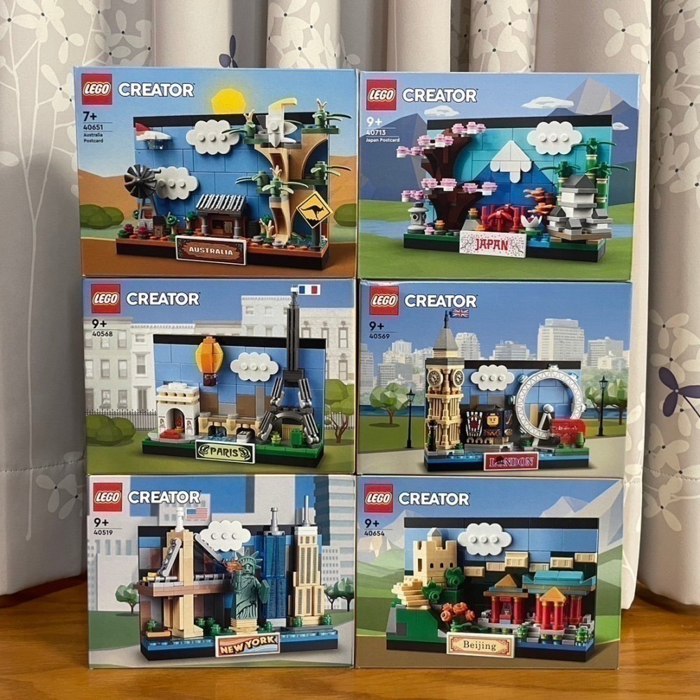 【椅比呀呀|高雄屏東】樂高 明信片 40519 40654 40568 40569 40651 40713 40818-細節圖2