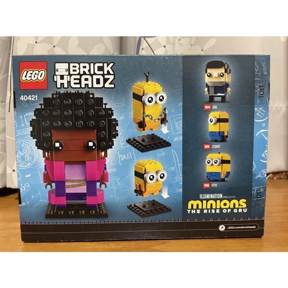 【椅比呀呀|高雄屏東】LEGO 樂高 40421 大頭系列 Belle Bottom, Kevin and Bob-細節圖2