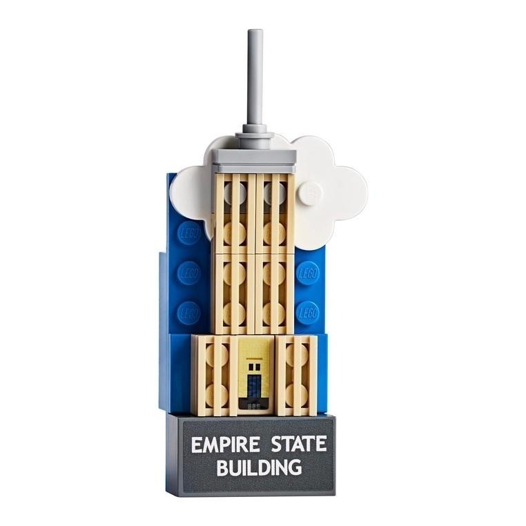 【椅比呀呀|高雄屏東】LEGO 樂高 854030 帝國大廈模型磁鐵 Empire State-細節圖2